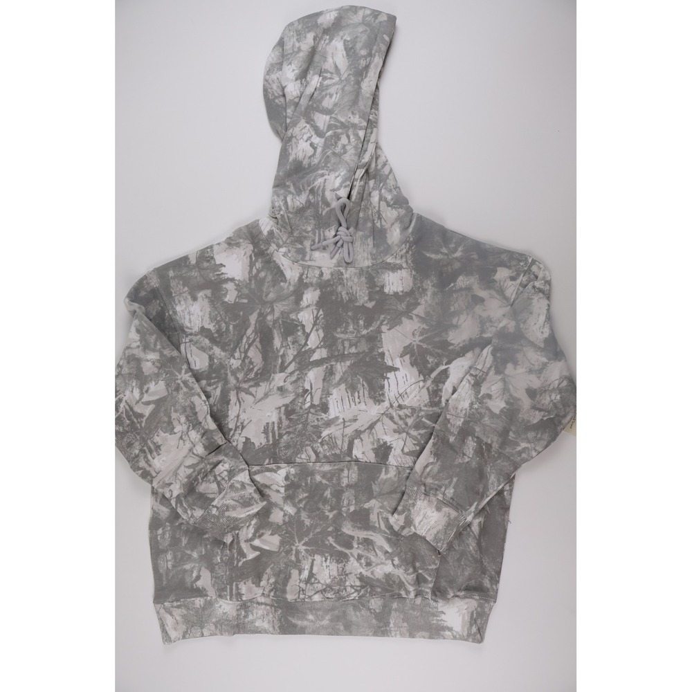 Public Supply Mens Hoodie Essentials Fit Snow Camo Hunting Print Small NWT $40
